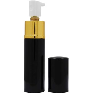 Pepper Shot 1.2% MC 1/2 oz Lipstick Pepper Spray – Discreet Stream Spray in Black, Pink, or Red with UV Dye