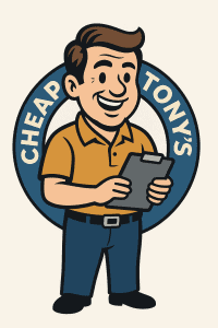 Cheap Tony with Clipboard